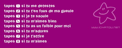 Kes k tu pense d moi ?